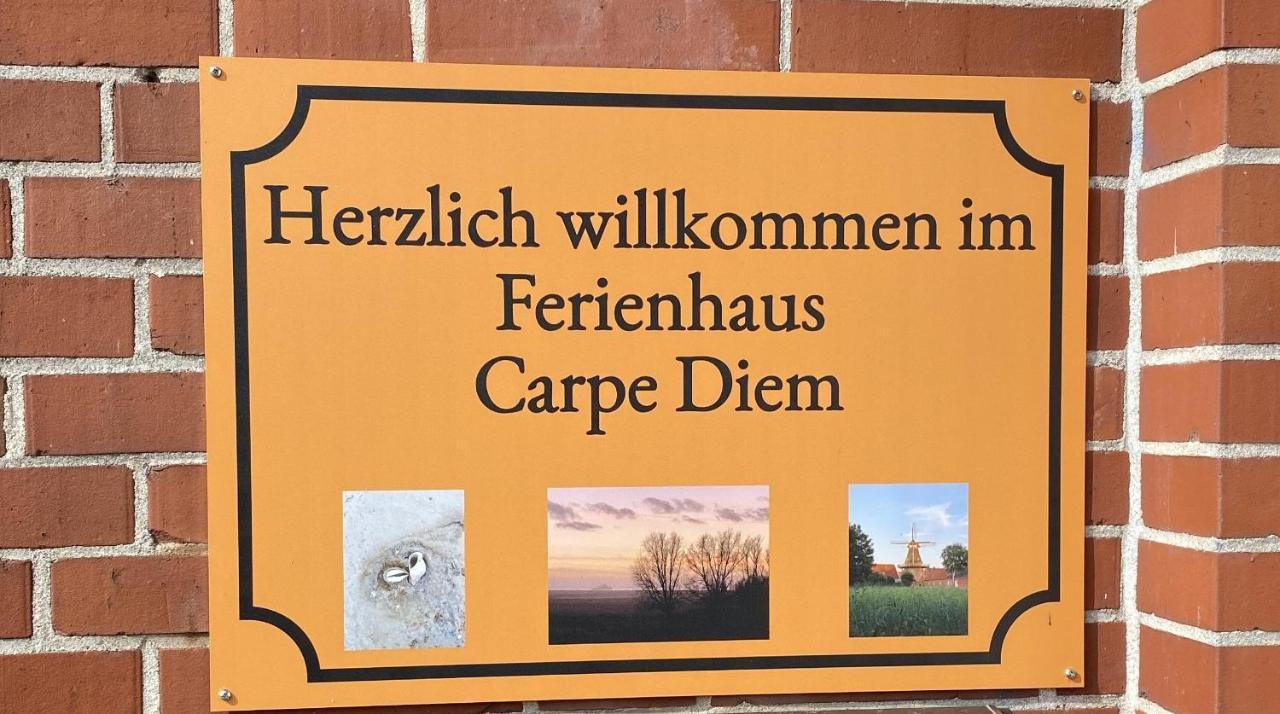 Krummhörn Ferienhaus Carpe Diem מראה חיצוני תמונה